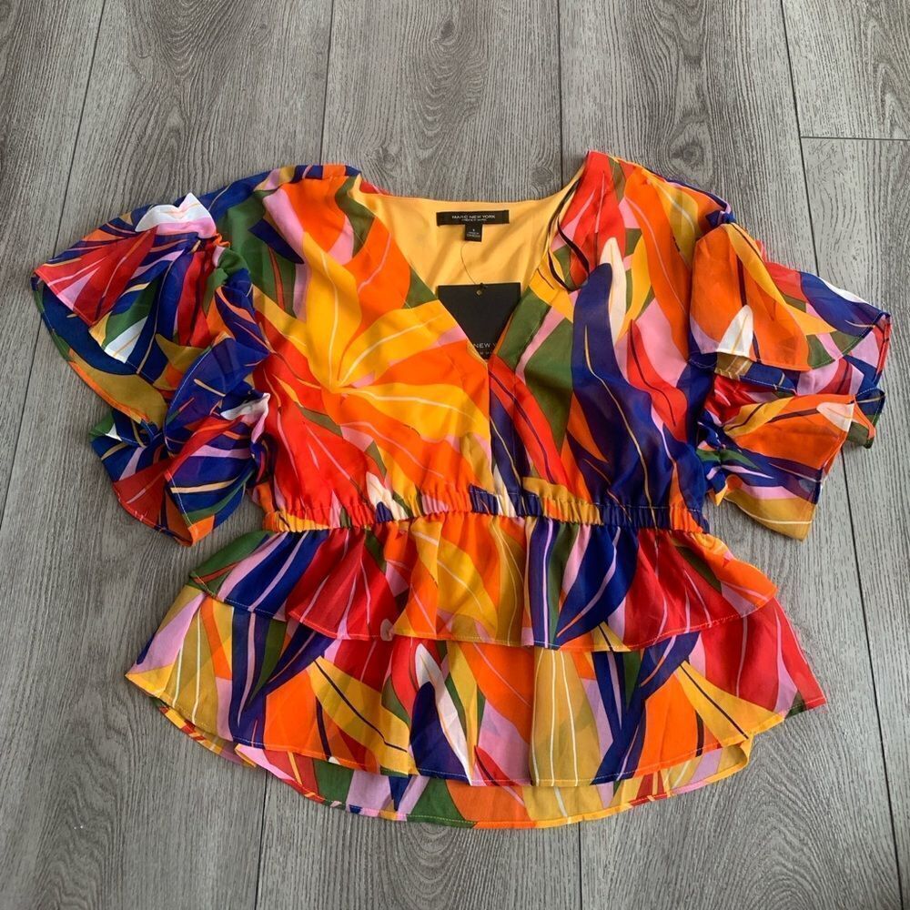 Marc New York womans crop top very colorful and beautiful